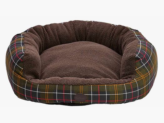 Barbour Dog Bed Snuggle 35' Classic Tartan