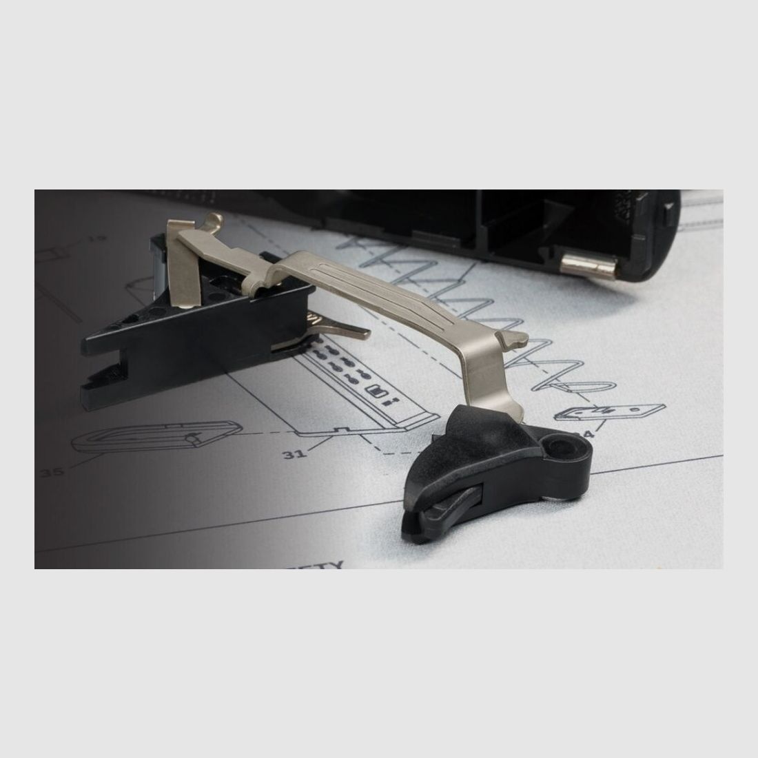 Glock GLOCK Performance-Trigger para GEN-5 Disparador deportivo para pistolas GLOCK de 9 mm Gen5