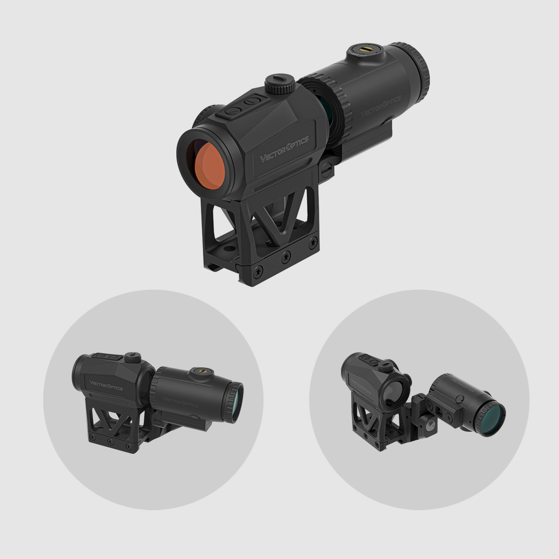 Vector Optics SCRMMK-01 Scrapper 1×25 MRT with Paragon 3x Magnifier Kit
