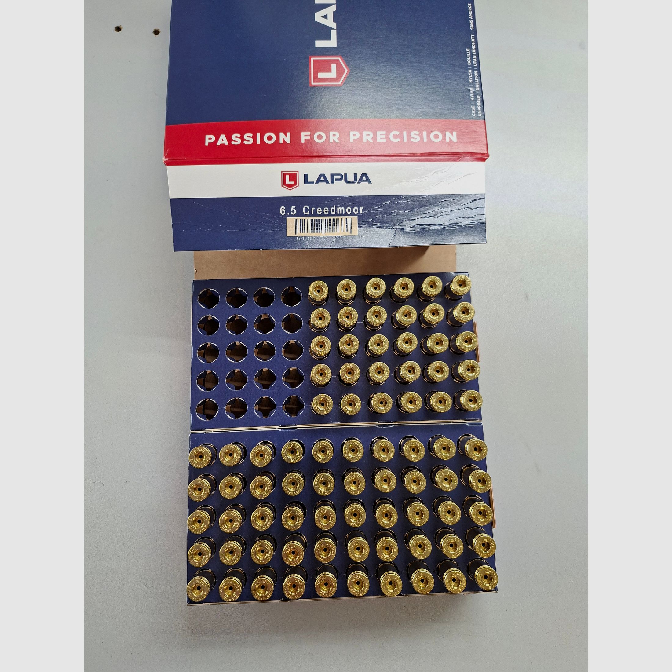 80 Lapua 6.5 Creedmoor Premium Hülsen 4PH6013C Neu