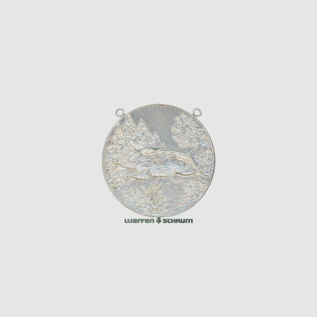 Steinhauer&Lück Medaille Wildschwein mit Kette Versilbert
