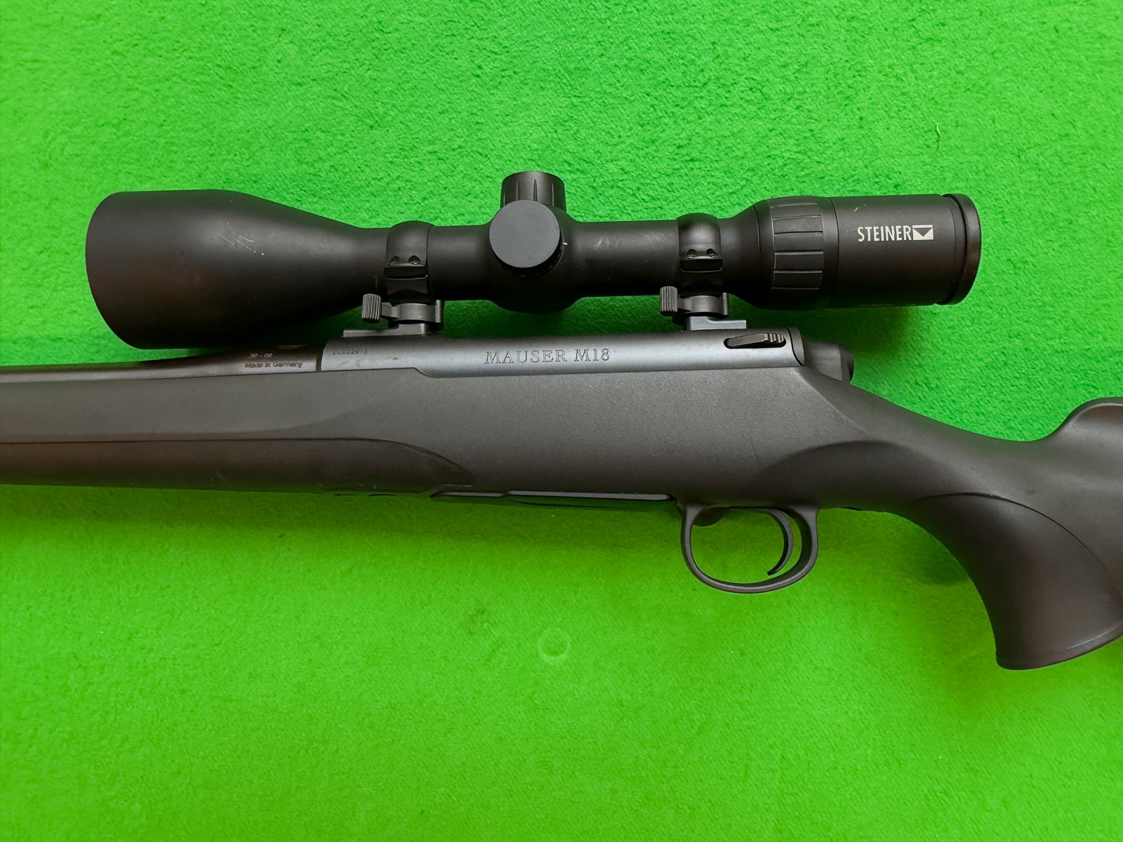 Mauser M18 .30-06 Spring inkl. Meopta ZF & Schalldämpfer
