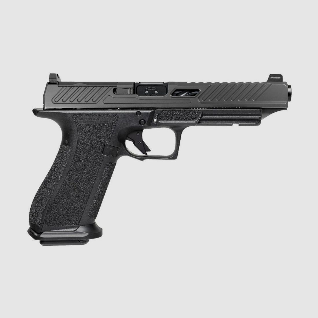 Shadow Systems DR920L Elite Slide Optic, 9mm, 5" Spiral Barrel Black, Tritium