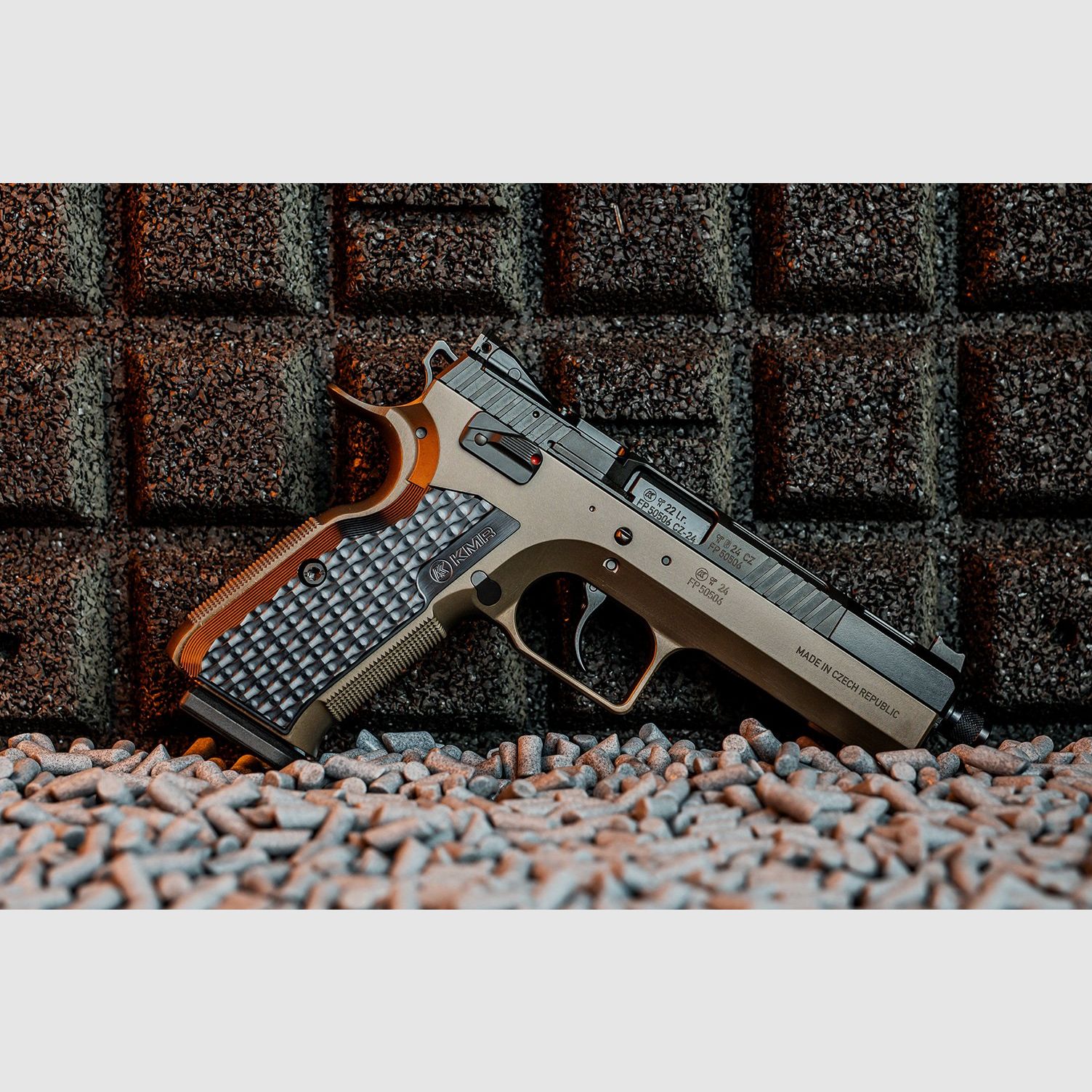 KMR S-02 .22 LR, OR, SR, GREY KHAKI, 10R (5.5 inch), immagine 6 di 7