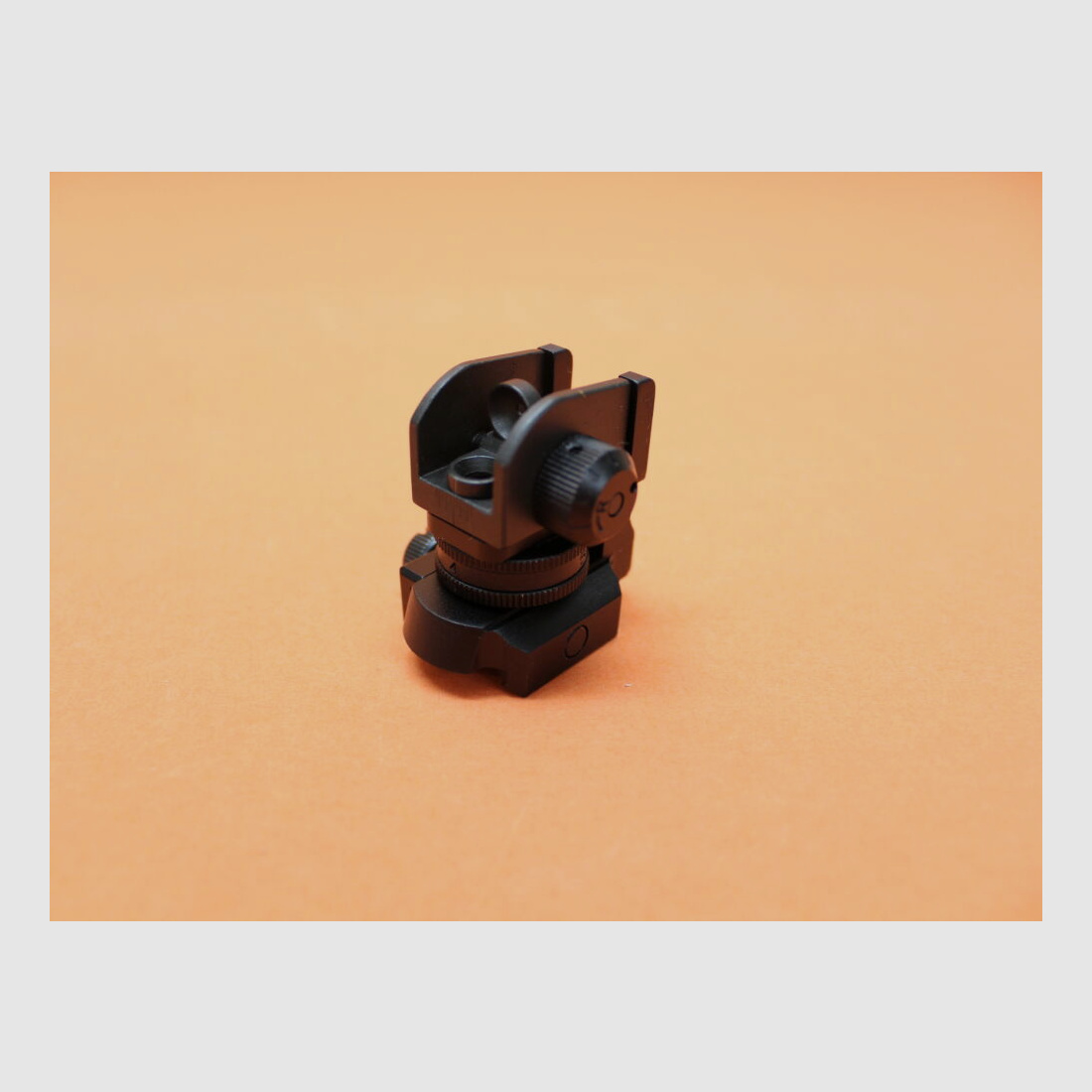 UTG - Leapers UTG Mira Trasera Desmontable Compacta (MNT-950CS) Ligero AR-15 A2 Visor Diáfano para perfil Picatinny