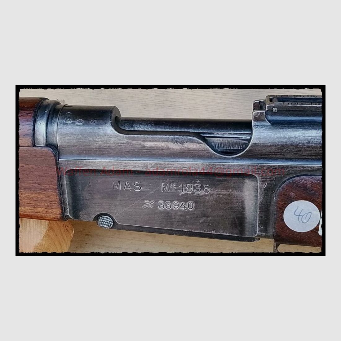 MAS Manufacture Nationale d'Armes de Saint Etienne MAS 36 , 1940