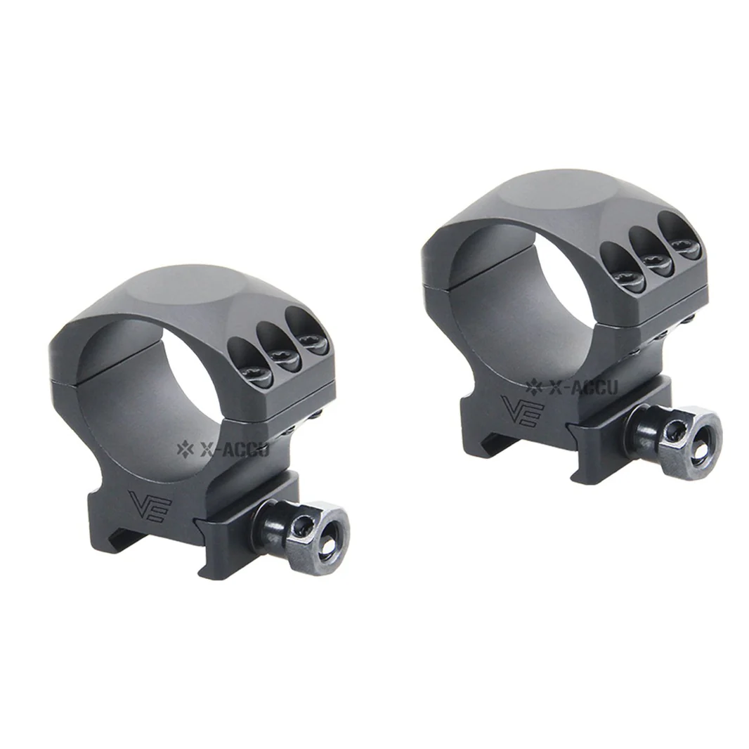 Anillos para mira telescópica Picatinny 30 mm X-Accu