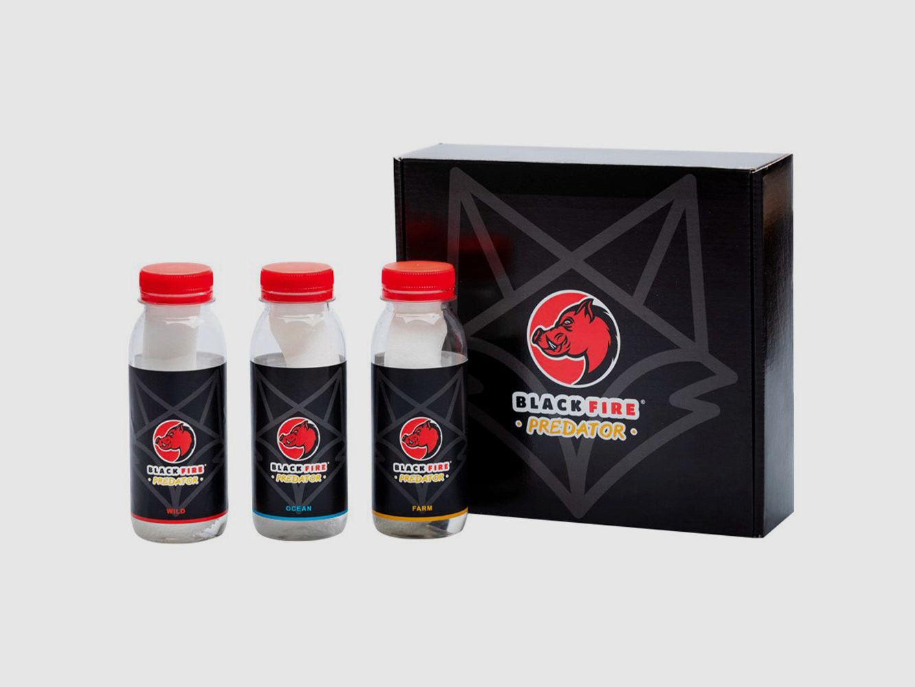 Lockmittel Pack 3 Flaschen Black Fire Predator 80 Gr, Bild 1 von 4