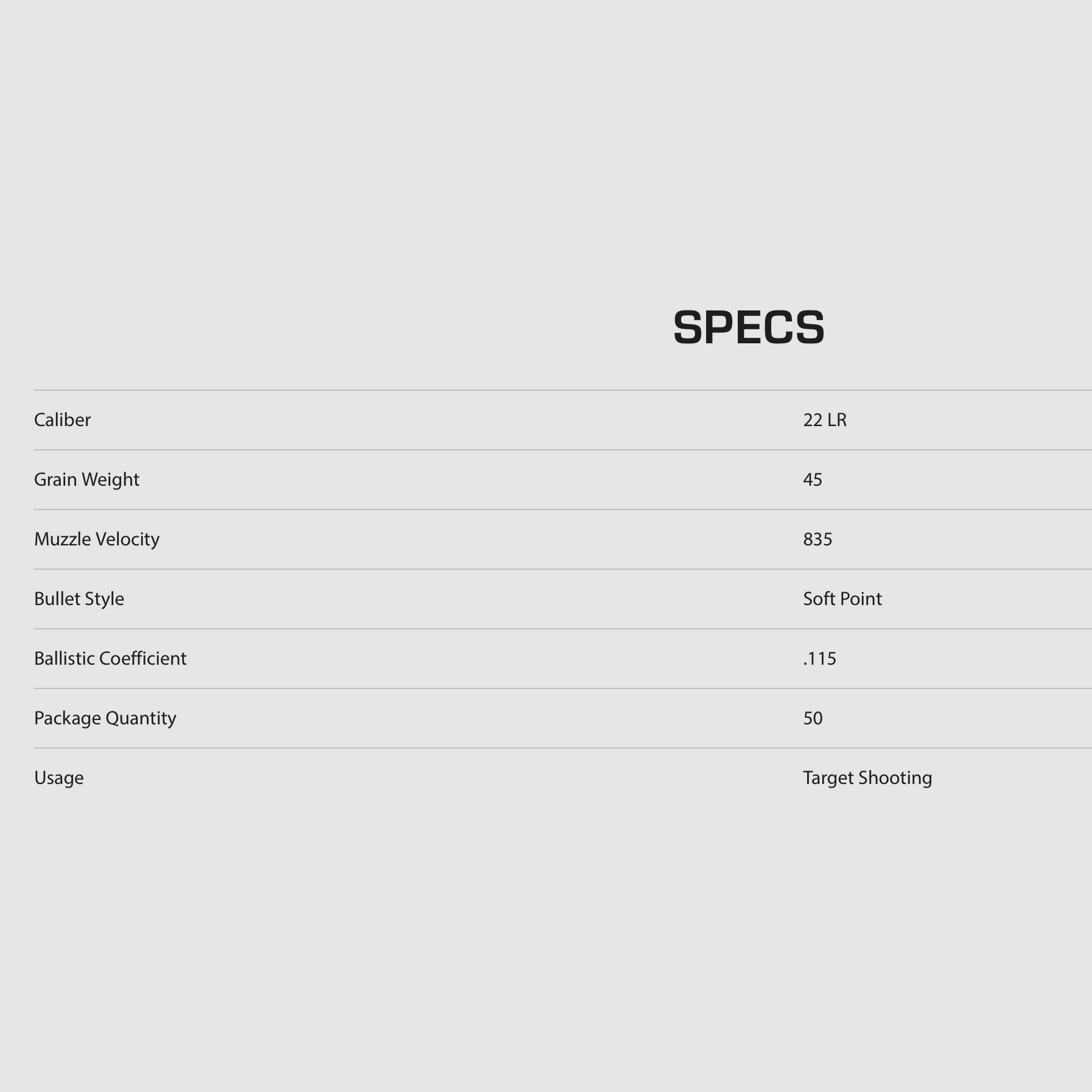 CCI 2004578 .22 lfb. Quiet Semi Auto LRN 2,9g 45grs.