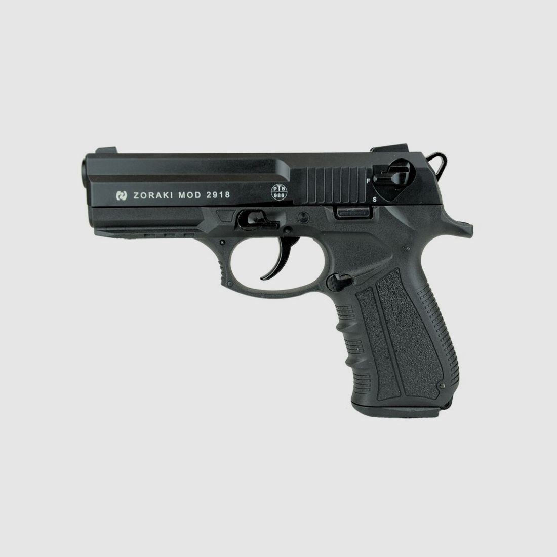 Zoraki 2918 Negro, 18 disparos