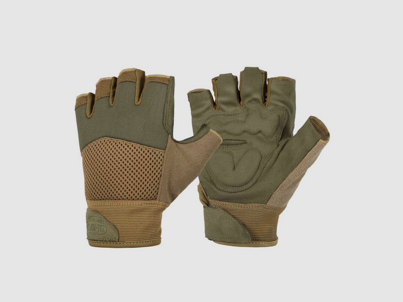 HELIKON-TEX HALF FINGER GLOVES OLIVE/COYOTE