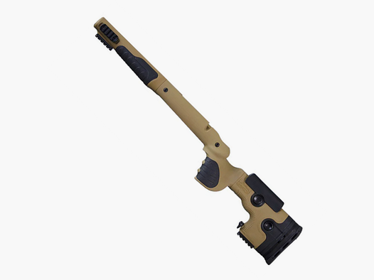 La gamma di calciature della norvegese GRS Riflestocks si è arricchita con la nuova GRS Bifrost Tikka T3 Brown, un modello in materiale sintetico