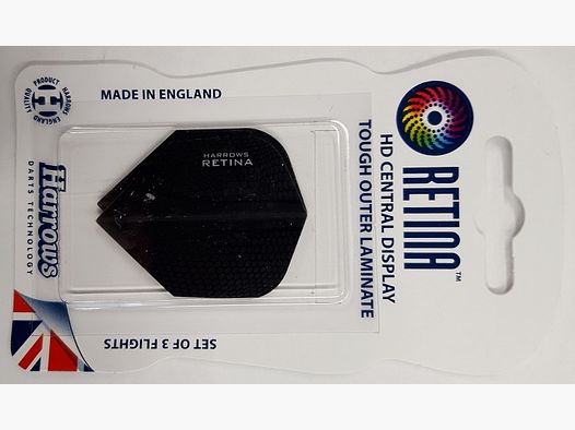 Harrows-Darts-Technology Retina Std. sort. Dart & Zubehör