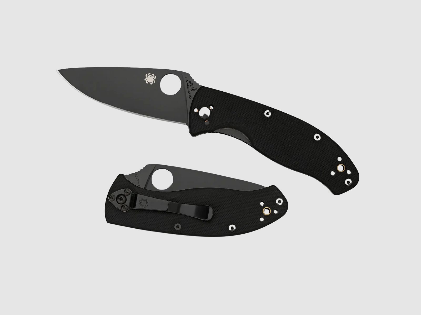 Spyderco Tenacious Black Plain G10 I 8Cr13MoV