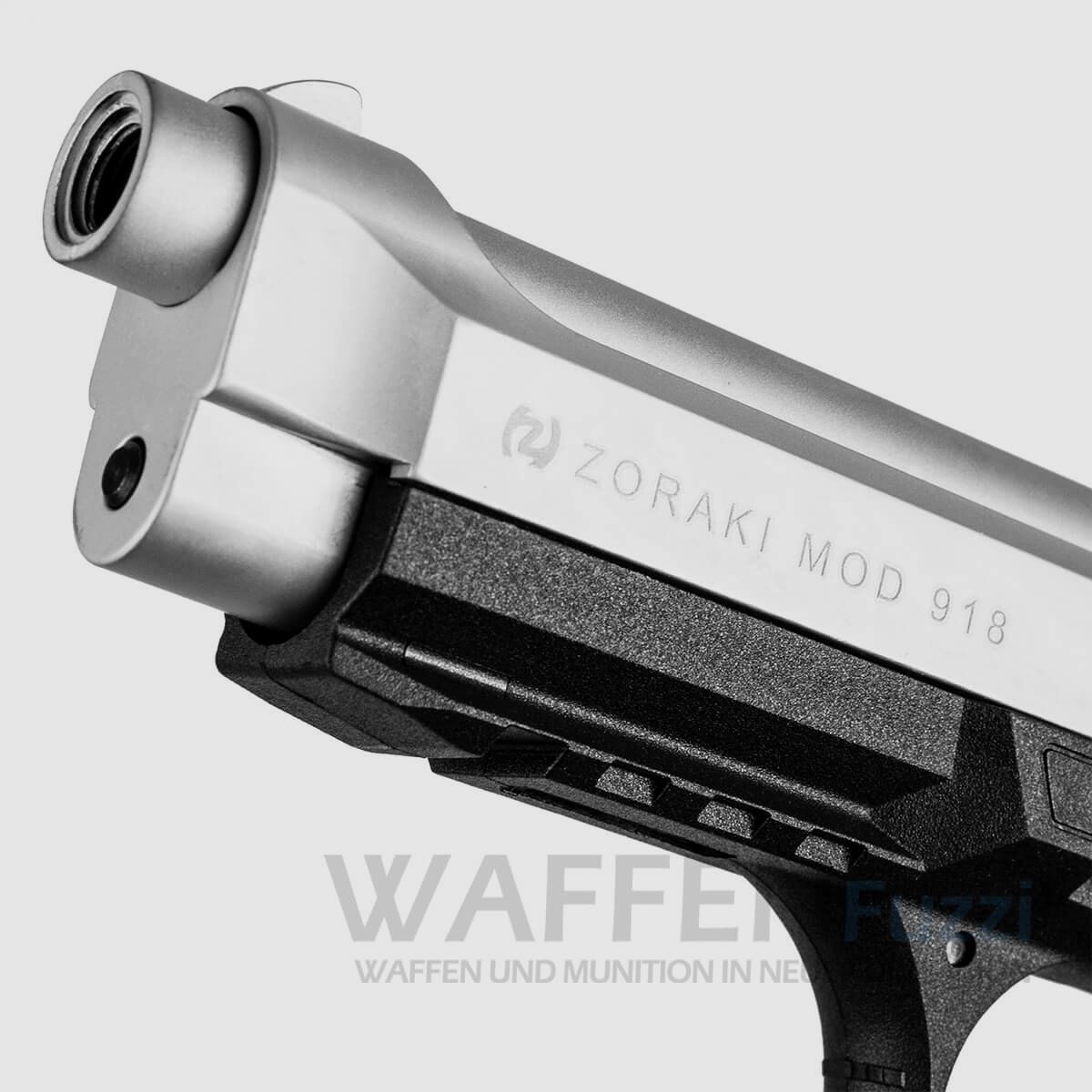 Zoraki 918-P arme à blanc 9mm chrome mat, image 5 sur 9