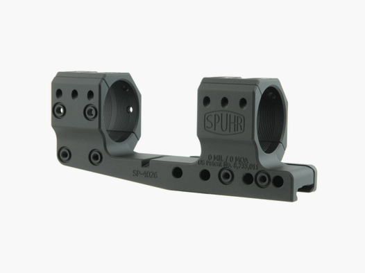 Spuhr Offset-Zielfernrohrmontage, 34 mm / 32 mm / 0 MOA / 70 mm Vorversatz