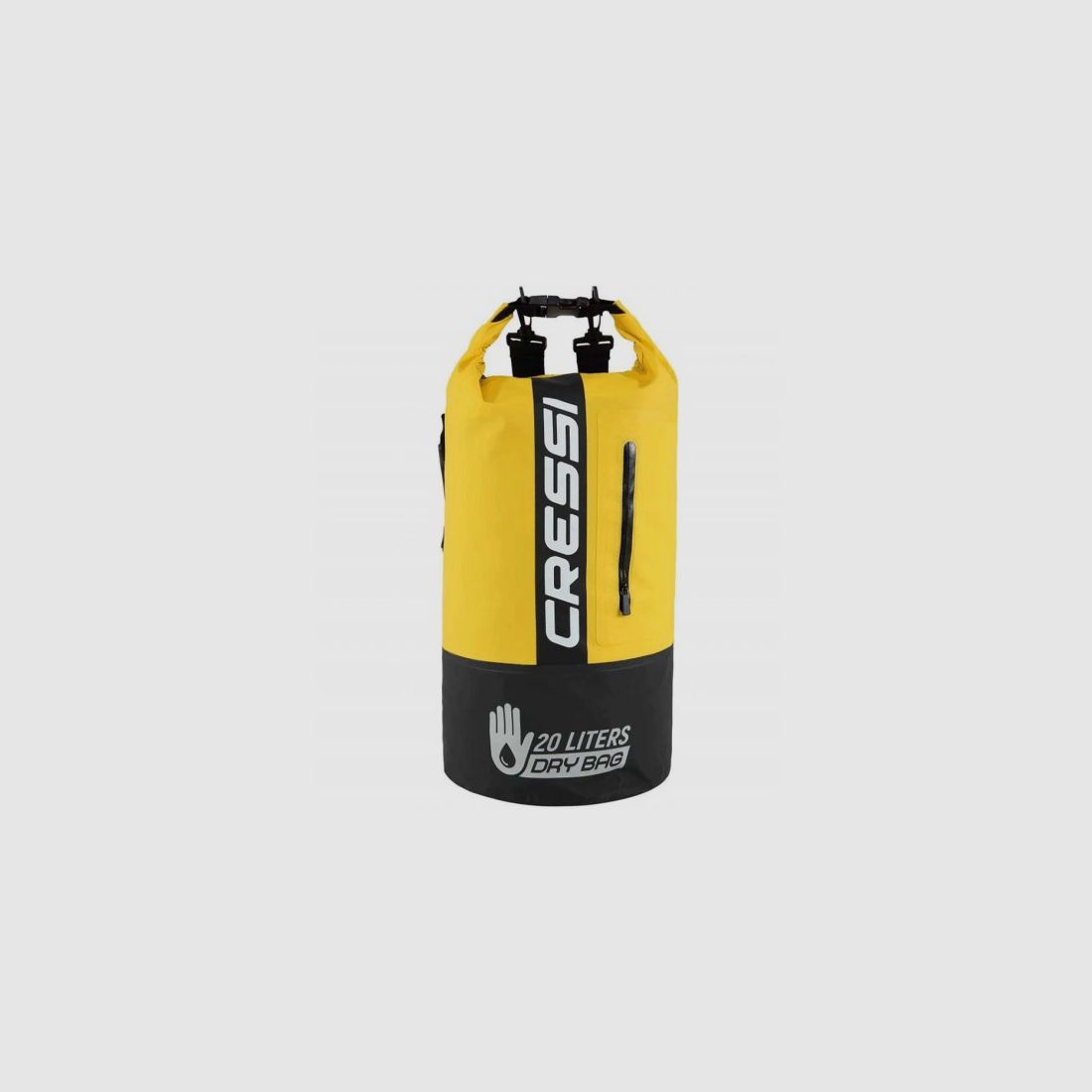 CRESSI DRY PVC Rucksack 20L Schwarz / Gelb