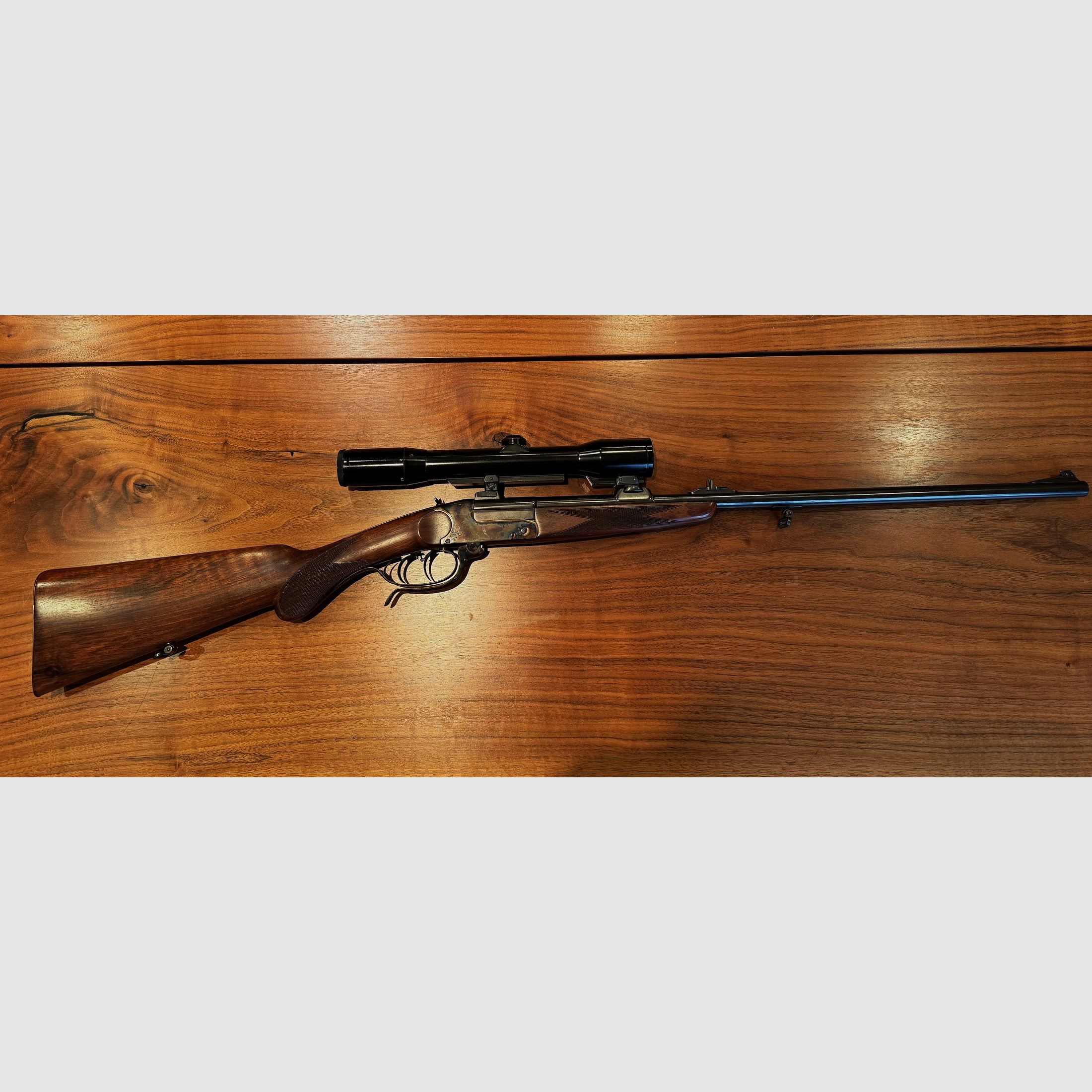 Sauer hunting rifle in caliber 8x48R.
