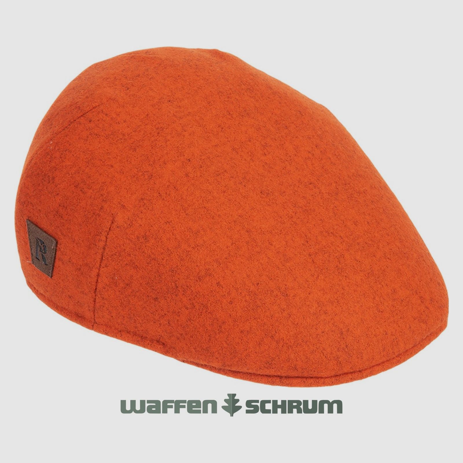 Rascher Schiebermütze Schurwolle Orange