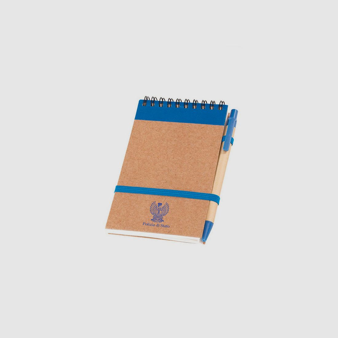 NOTIZBLOCK MIT STIFT CM10X14,5X0,8 DRUCKLOGO POLIZEI