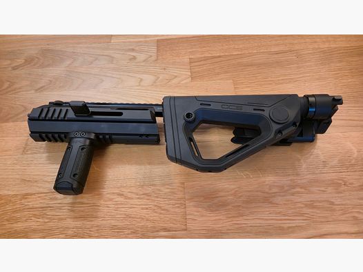 HERA ARMS TRIARII RTU, Pistolen-Schaft CZ Shadow 2 + Klappschaft-Adapter