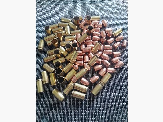 Kit de chargement 9mm Para / étuis, projectiles