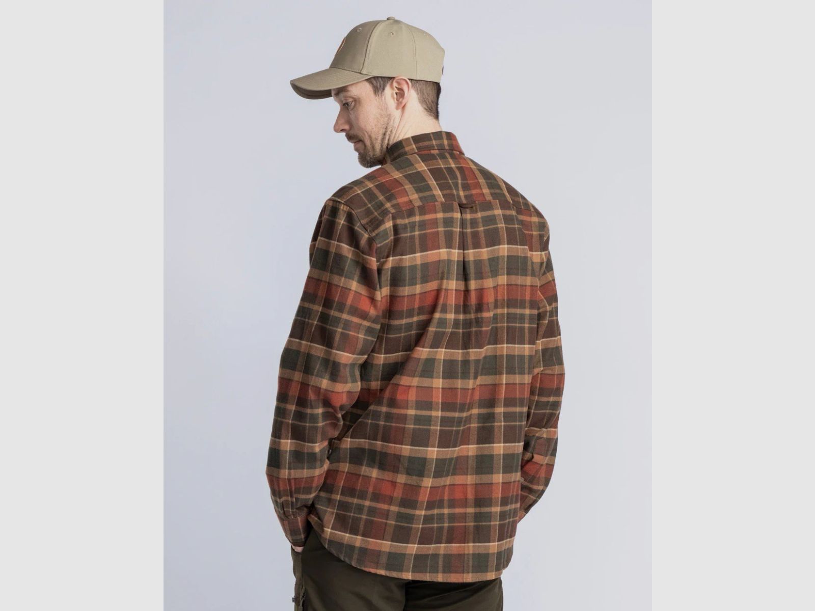 PINEWOOD Prestwick Exclusiv Hemd D.Green/Terracotta