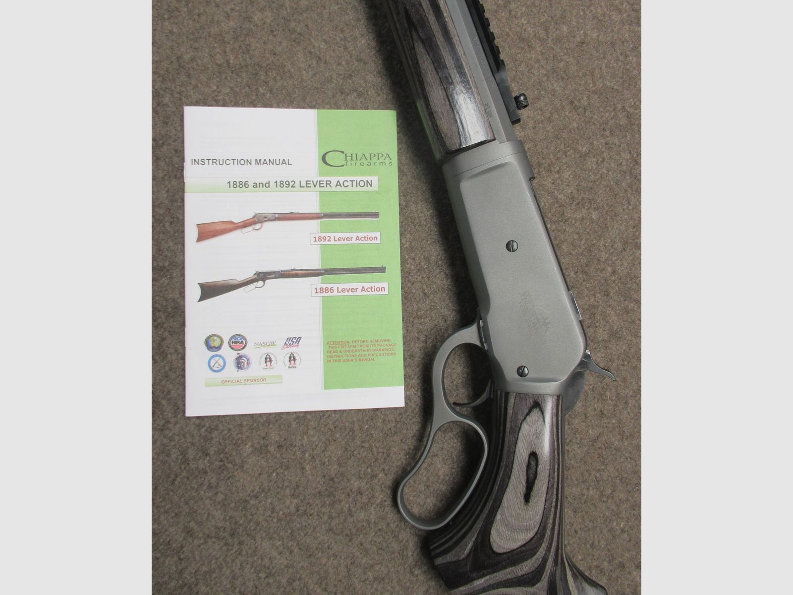 CHIAPPA carabine à levier mod. 1886 TD Wildlands cal. .45/70, image 3 sur 3
