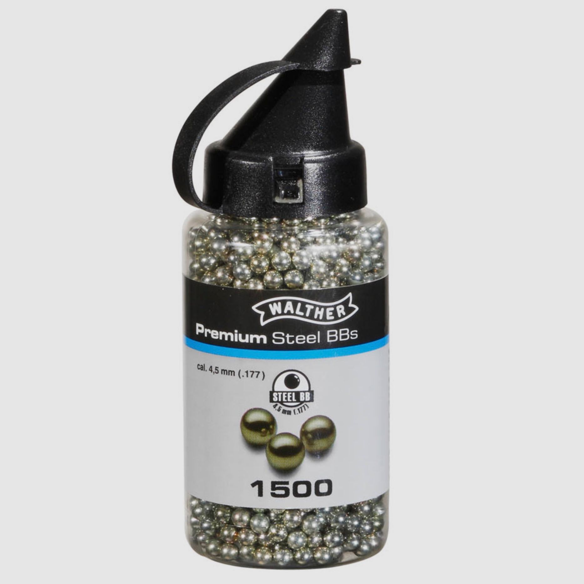 Umarex 4.1668-1 Premium acier BBs Diabolo 4,5 mm .177 1500 coups bouteille