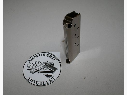 Chargeur MEC-GAR 1911 Full Size .45 ACP NICKEL 7 coups