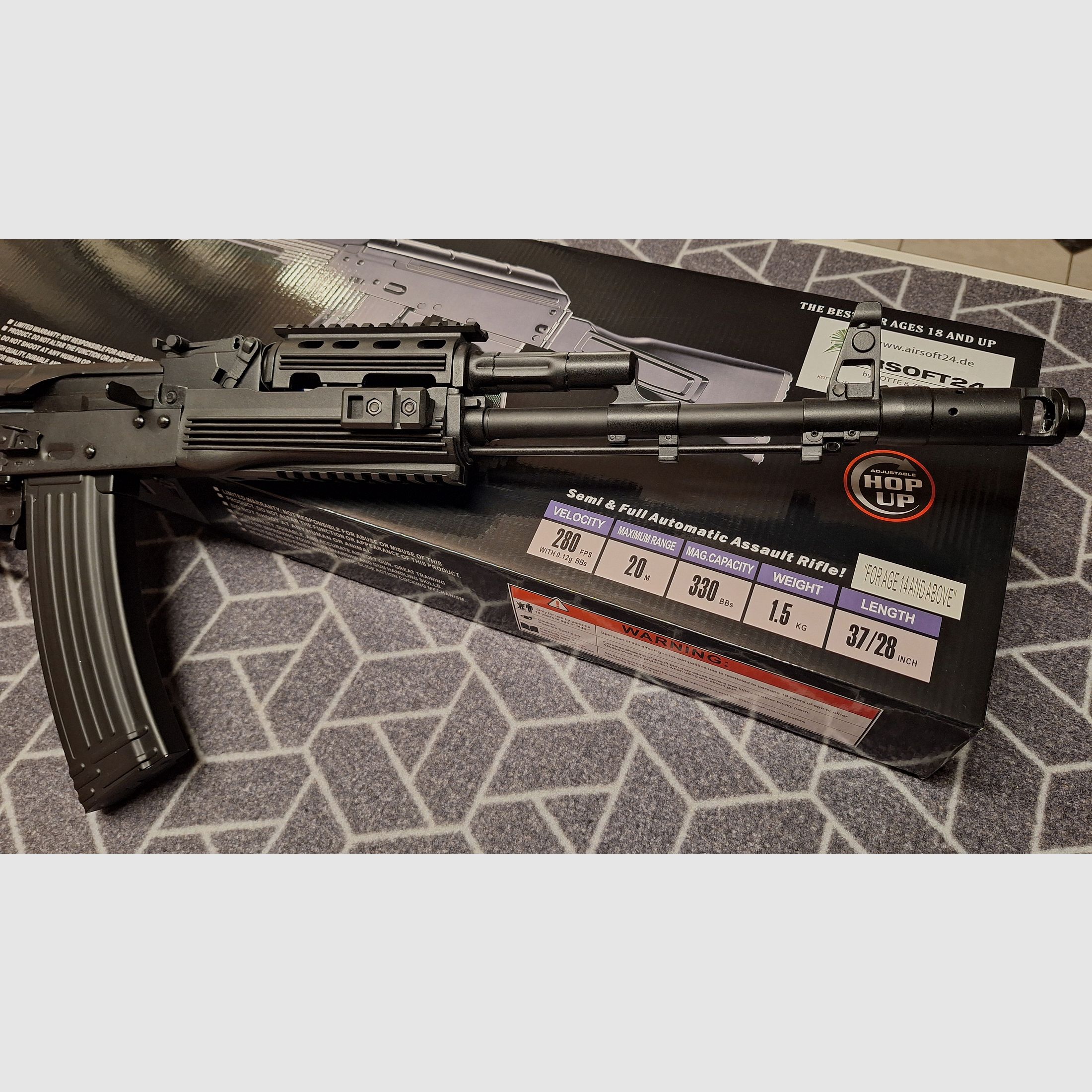 AK74 D74 Airsoft AEG 6mm BB - NEU!