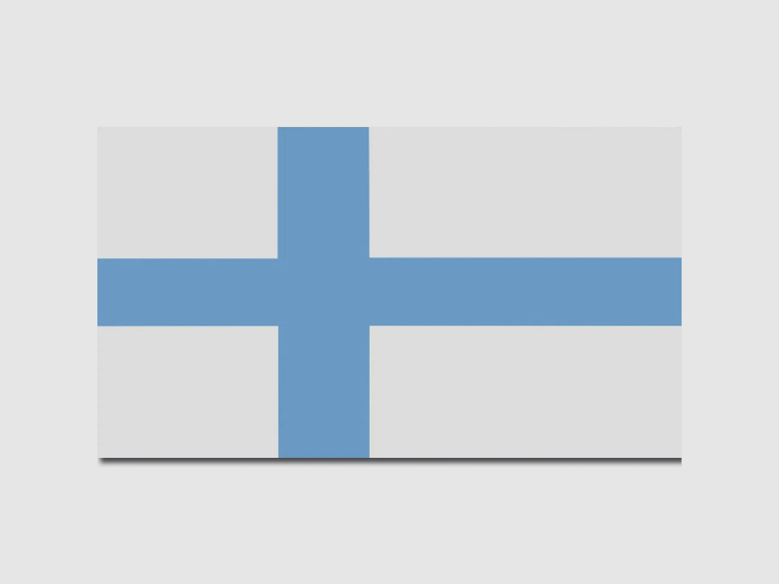 Unbekannt Flagge Finnland