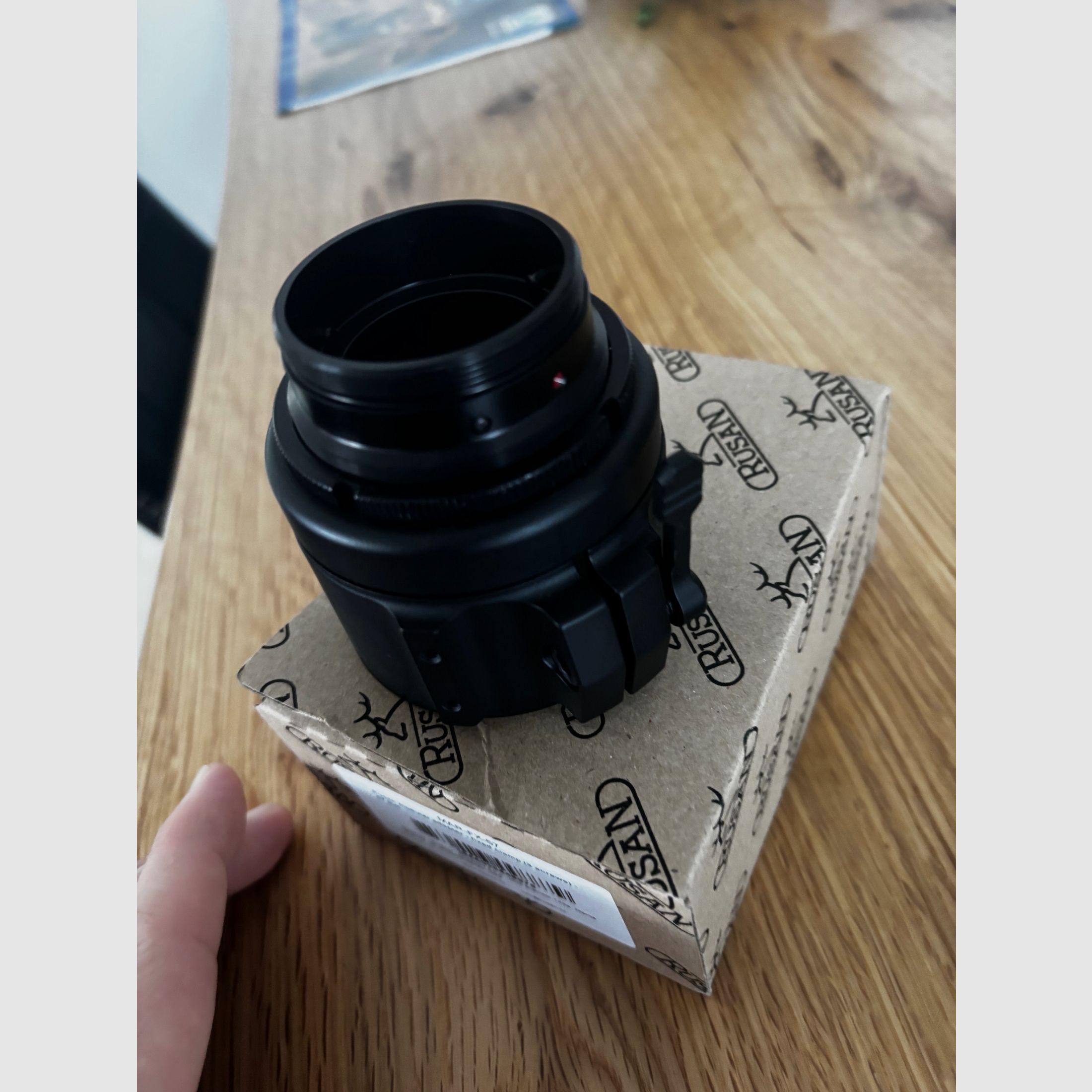 Rusan ARM 52-63.5 Klemmadapter für Vorsatzgeräte + Reduzierring HIKMICRO Thunder