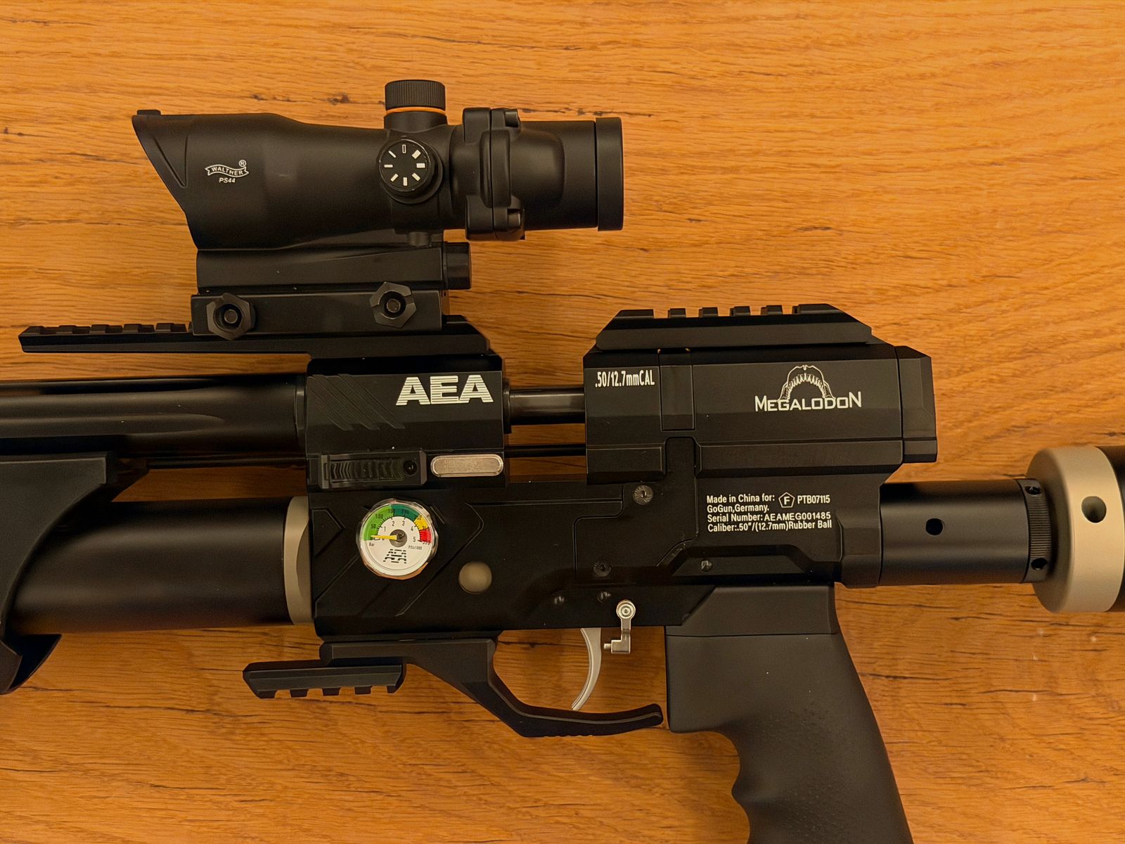 AEA Megalodon+ !! 1500 shots!! +JADS silencer + spring tensioner + lots of accessories