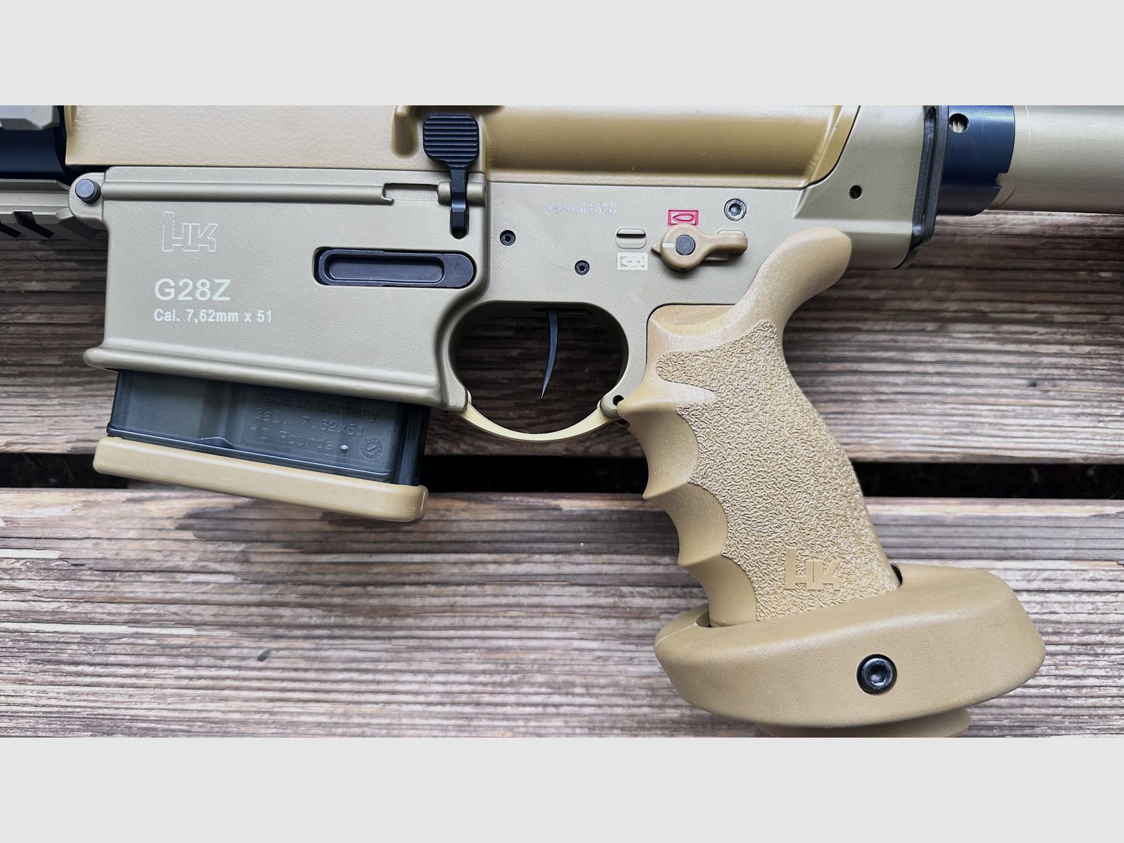 Heckler & Koch G 28 Z mit ZCO 527 Montage 20 MOA Zweibein Sinus Brake