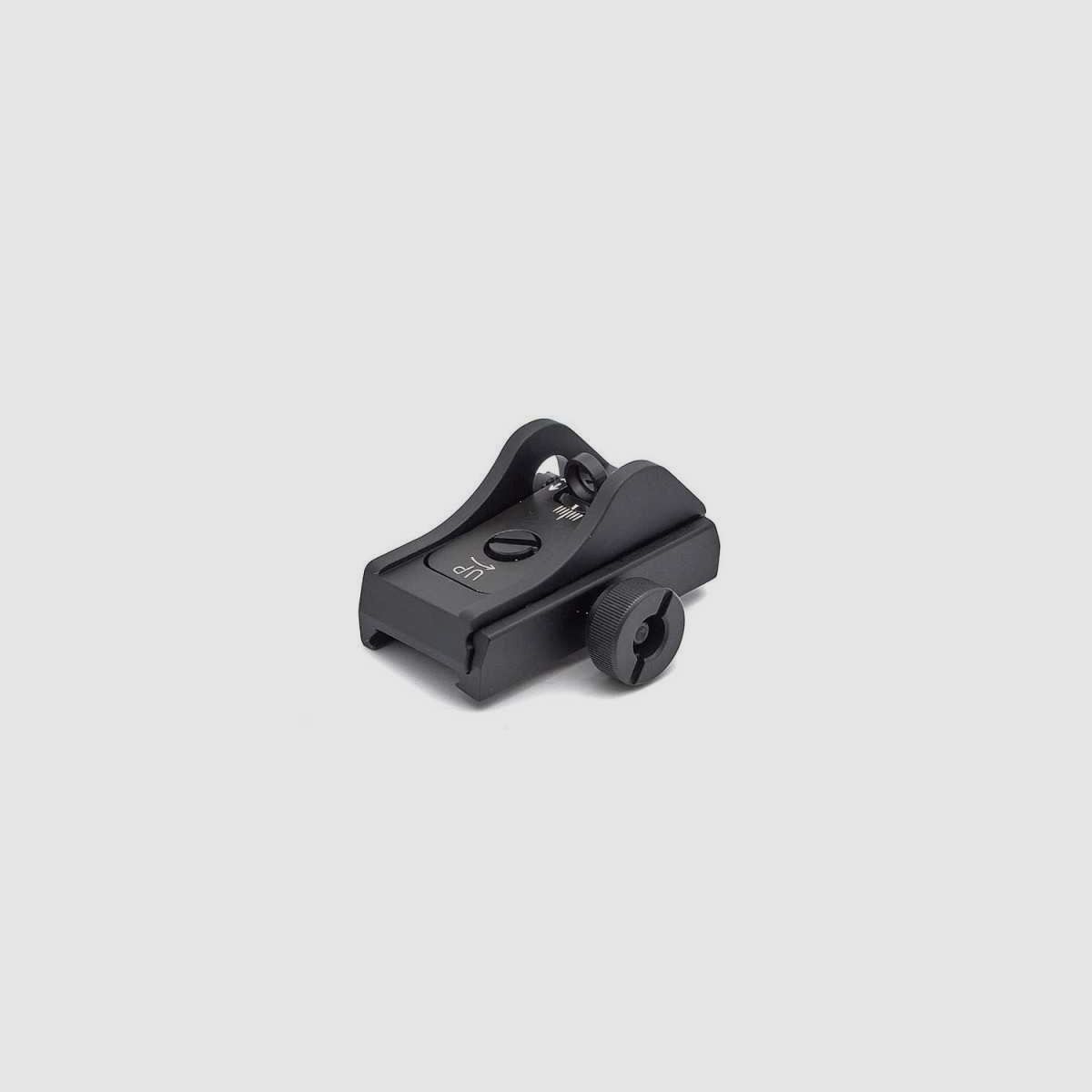 LPA BAR11WD4 Shotgun Picatinny Adjustable Rear Sight with 5mm Hole Ghost Ring, image 2 of 3