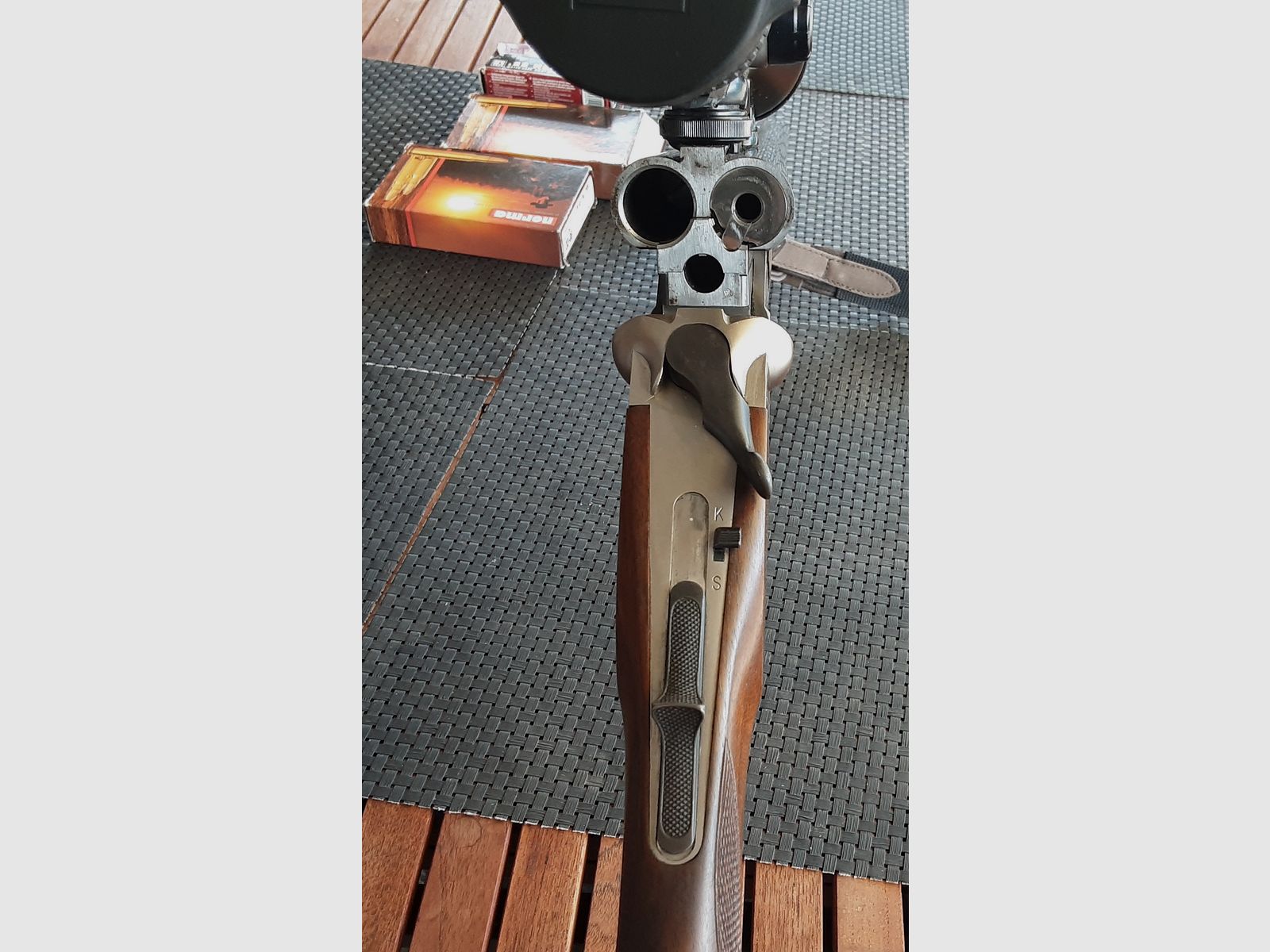 Drilling Krieghoff Plus 30.06, 12/70, 22 Hornet mit Zeiss Victory HT 3-12x56 TOP !