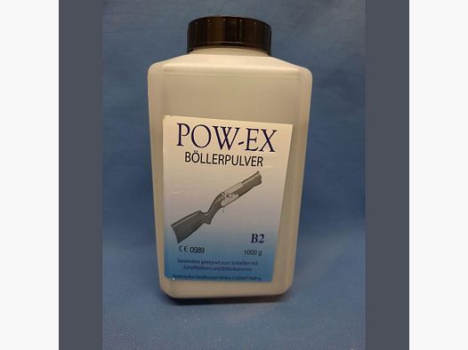 Pow-Ex Böllerpulver Typ1, Typ2, Typ3, je 1kg Flasche