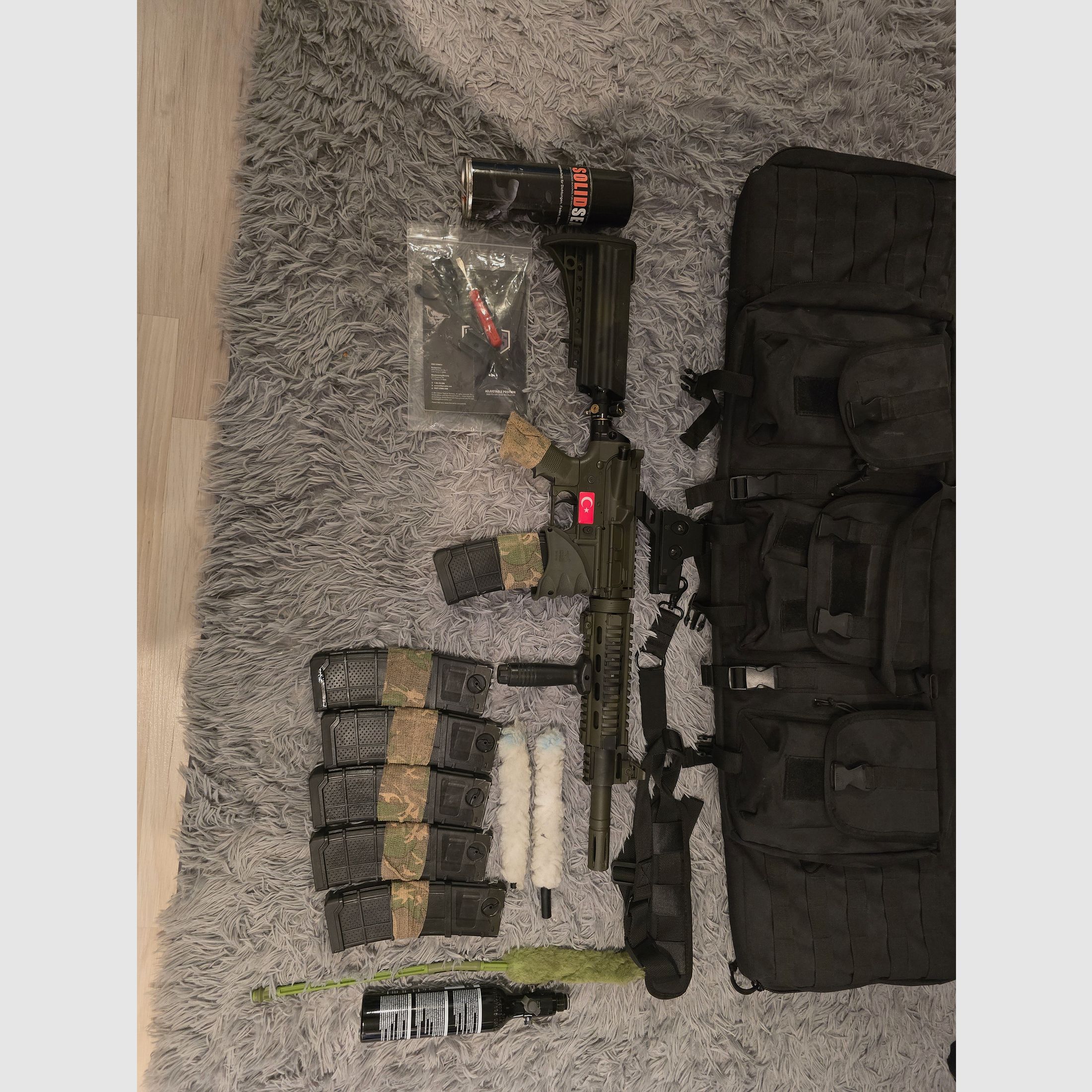 Tiberius T15 MagFed Paintball Marker + extensive accessories – top condition, image 2 of 4