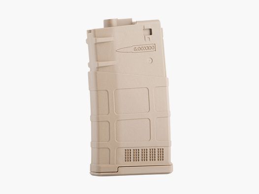 Magazynek Ares High Cap AR-308 130 strzałów 6mm ciemna ziemia - Airsoft AEG / S-AEG