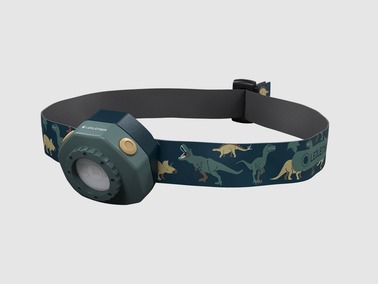 Ledlenser 502535 Latarka czołowa dla dzieci KIDLED4R zielona 40 lumenów