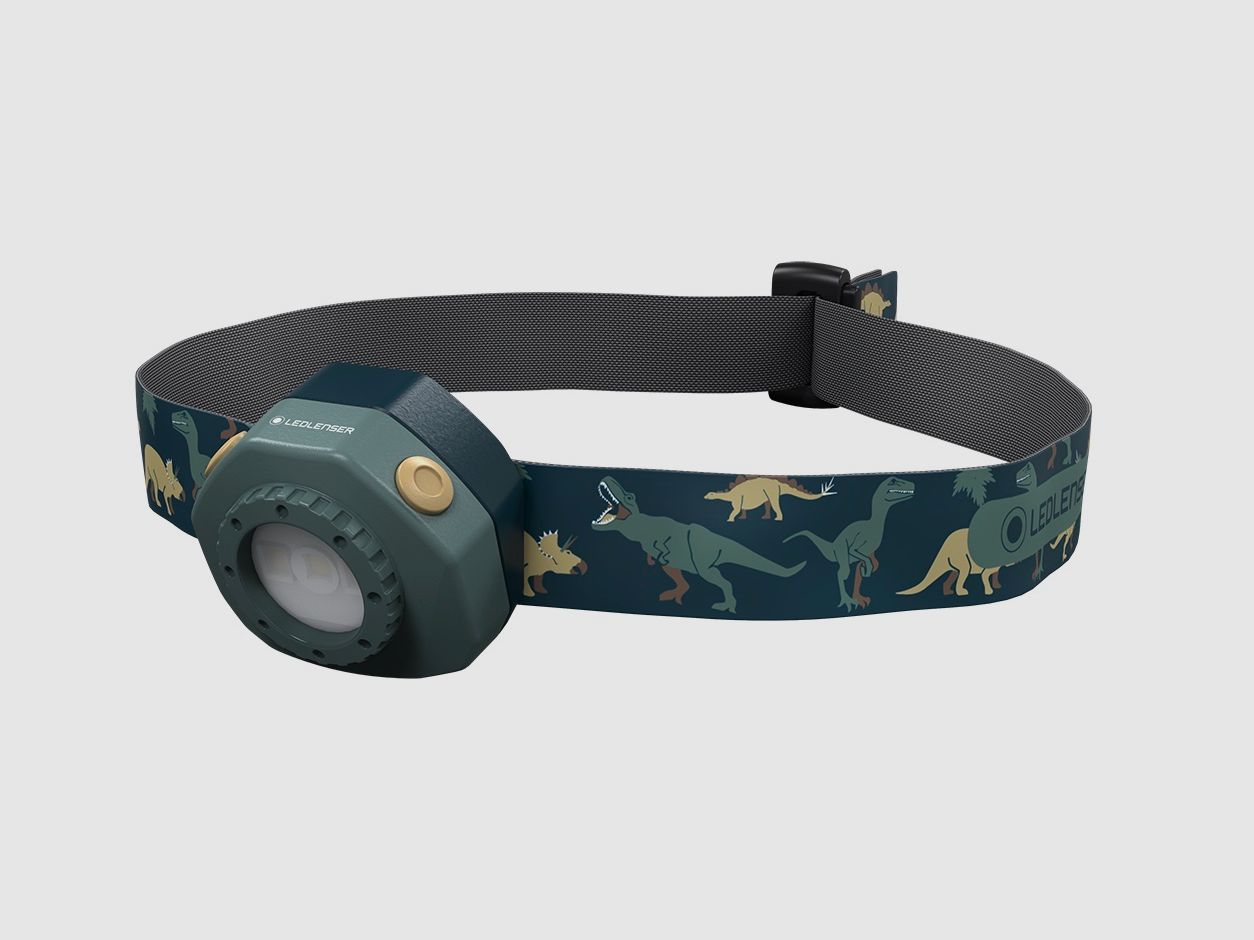 Ledlenser 502535 Lampada frontale per bambini KIDLED4R verde 40 Lumen