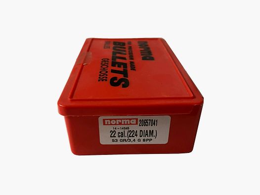 OGIVE NORMA 5,6MM(224″) 53GR. SPP