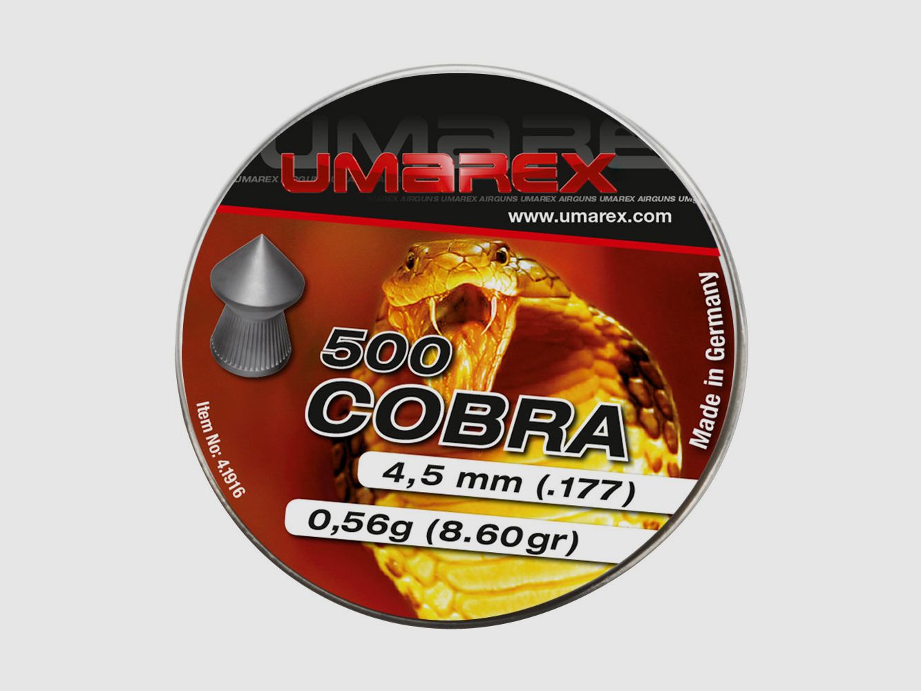 UMAREX 4,5mm Diabolos COBRA, 500 Stück