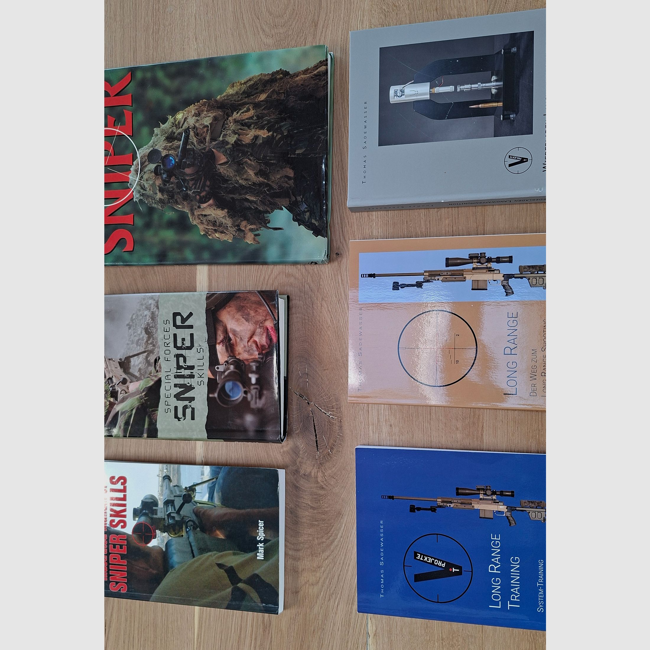 Thomas Sadewasser u.a. Fachbücher Long Range Schießen und Wiederladen