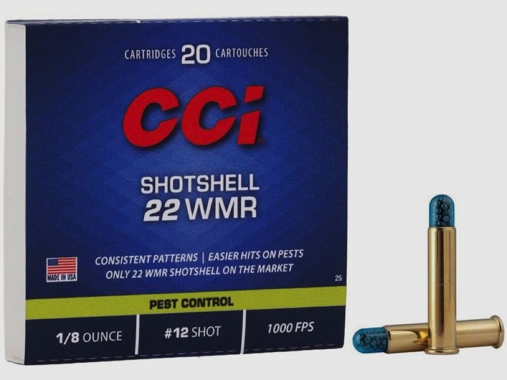 CCI Shotshell 31grs Nr12 20St .22wmr