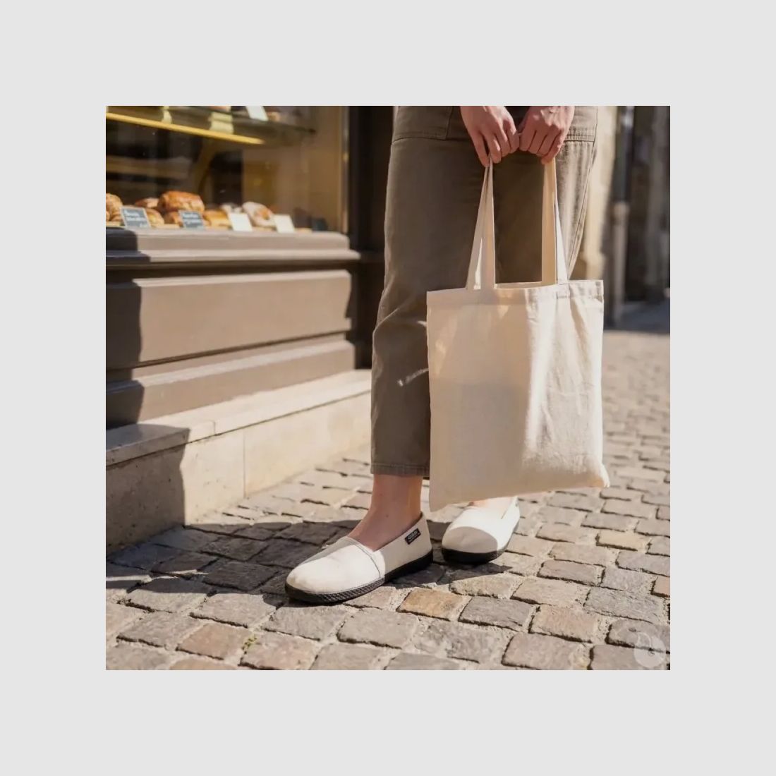 Baskets Damen Basquaises Galet Crème - AIRPLUM, Bild 7 von 9