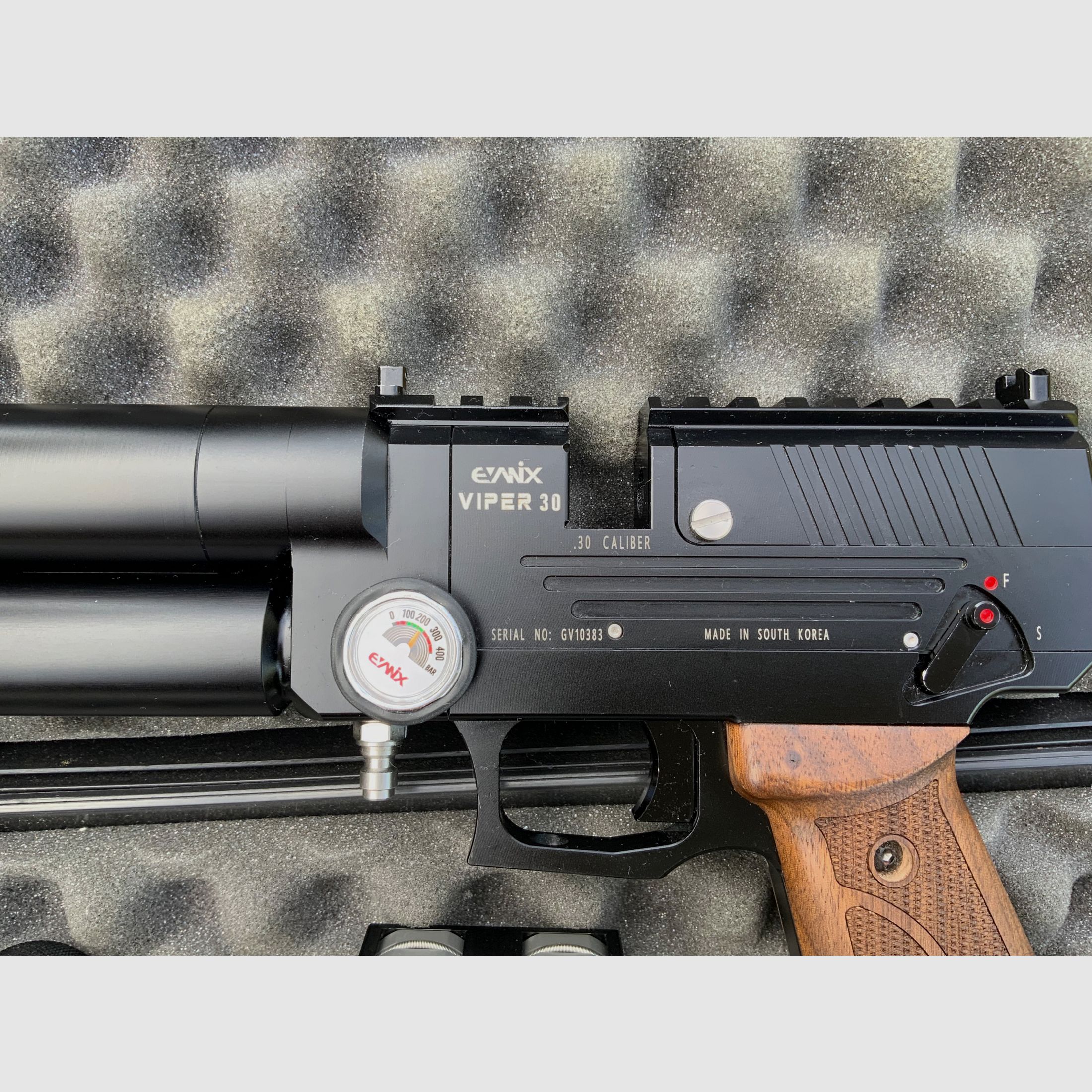 EVANIX Viper Cal 30 pistola ad aria compressa pistola ad aria PCP, immagine 5 di 6