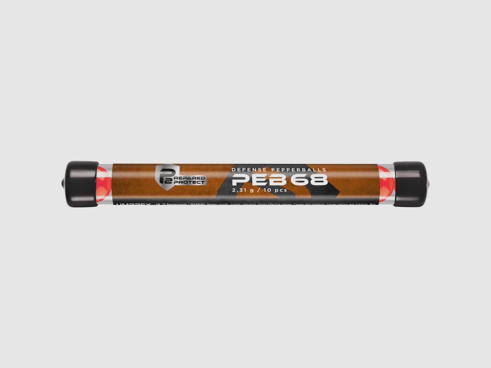 P2P Defense PEB 68 Pfefferkugeln Kaliber .68 - 10 Stück