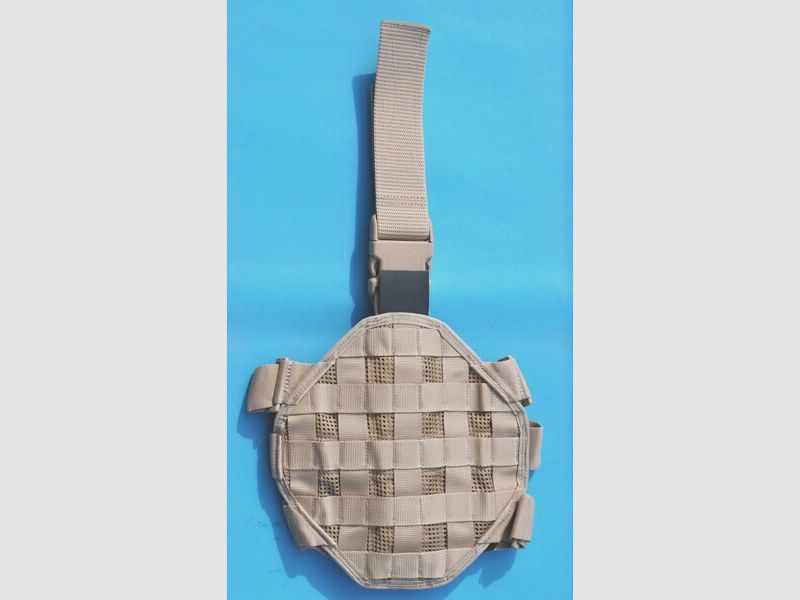 Molle Oberschenkel-Adapter, rund, Sandfarben